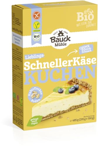 Schneller Käsekuchen glutenfrei Bio von Bauckhof