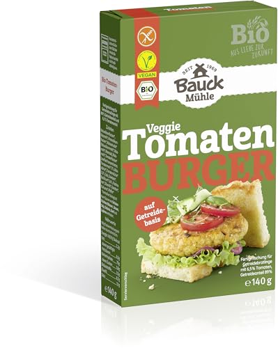Tomaten Burger mit Basilikum Bio glutenfrei von Bauckhof