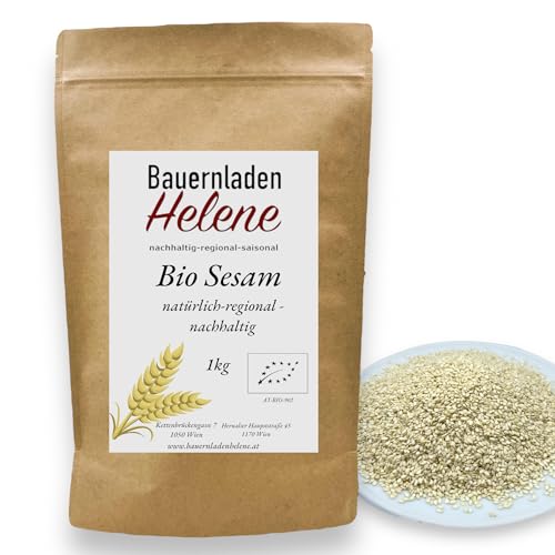 Bio Sesam: 1 kg reiner Genuss aus kontrolliert biologischem Anbau von Bauernladenhelene nachhaltig-regional-saisonal