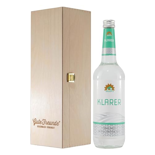 Bauer´s Klarer mit Geschenk-Holzkiste von Bauers