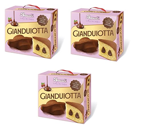 3x Bauli Colomba Gianduiotta Ostern kuchen mit Gianduia-Creme 750g Backprodukt Oster-taube der italienischen Tradition von Bauli