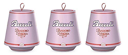 3x Bauli Il Pandoro di Verona Tradizionale weich pandoro mit Puderzucker 1kg von Bauli