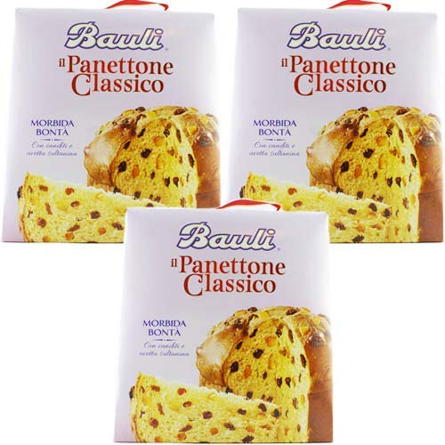 3x Bauli Il Panettone Classico 'Panettone Classico' klassischer Panettone, 1000 g von Bauli