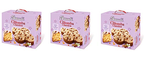 3x Bauli La Colomba Classica Ostern kuchen mit kandierter Orange 1Kg Backprodukt Oster-taube der italienischen Tradition von Bauli