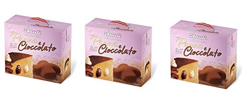 3x Bauli La Colomba Panna e Cioccolato Ostern kuchen gefüllt mit Schlagsahne und Schokoladencreme 750g Backprodukt der italienischen Tradition von Bauli