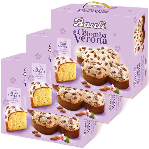 3x Bauli La Colomba di Verona 'Colomba di Verona ohne Früchte', 1000 g von Bauli