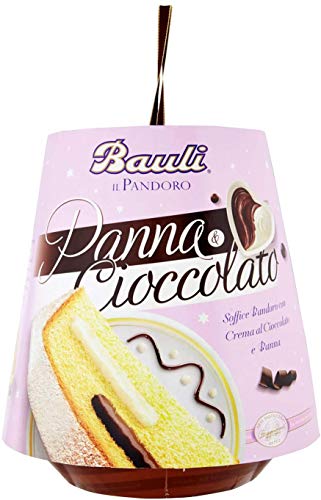 3x Bauli Pandoro Panna & Cioccolato Weicher mit Schokoladencreme und Schlagsahne 750g von Bauli