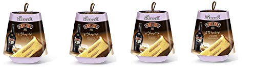 4x Bauli Il Pandoro Baileys mit Sahne Baileys verziert mit gesüßtem Kakao 750g von Bauli