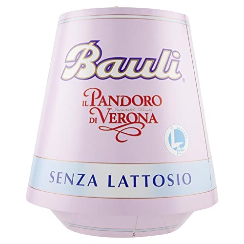 4x Bauli Il Pandoro di Verona SENZA LATTOSIO weich pandoro mit Puderzucker laktosefrei 700g von Bauli