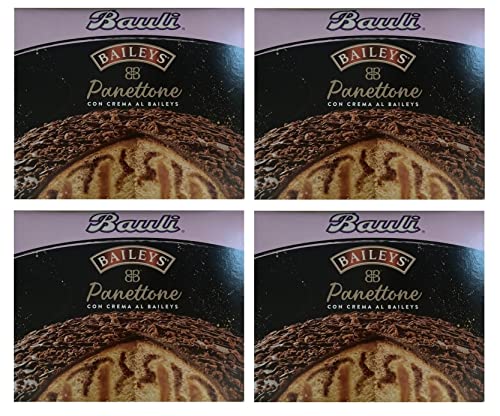 4x Bauli Il Panettone Baileys mit Sahne Baileys und mit Schokolade überzogen 750g von Bauli