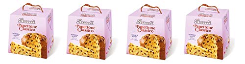 4x Bauli Il Panettone Classico mit Rosinen und kandierte Früchte 750g von Bauli