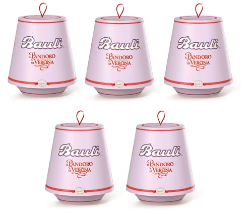 5x Bauli Mini Pandoro di Verona Tradizionale Weich Pandoro 100g Weihnachtskuchen aus der Veroneser Tradition von Bauli