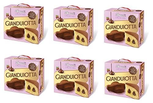 6x Bauli Colomba Gianduiotta Ostern kuchen mit Gianduia-Creme 750g Backprodukt Oster-taube der italienischen Tradition von Bauli