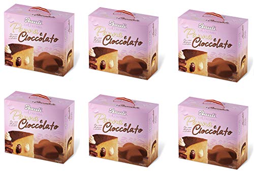 6x Bauli La Colomba Panna e Cioccolato Ostern kuchen gefüllt mit Schlagsahne und Schokoladencreme 750g Backprodukt der italienischen Tradition von Bauli