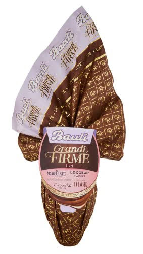 Bauli Grandi Firme Lei Uovo di Cioccolato al Latte Ostereier aus Milchschokolade Geschenk für Sie mit Überraschung Große Marken 365g von Bauli