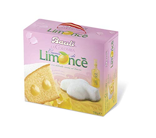 Bauli La Colomba Crema di Limoncè Ostern kuchen mit zarter Zitronencreme 750g Backprodukt Oster-taube der italienischen Tradition von Bauli