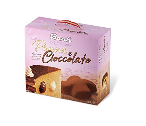 Bauli La Colomba Panna e Cioccolato Ostern kuchen gefüllt mit Schlagsahne und Schokoladencreme 750g Backprodukt der italienischen Tradition von Bauli