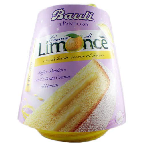 Bauli Pandoro Crema di Limonce 'Pandoro Hefekuchen mit Zitronencremefüllung', 750 g von Bauli