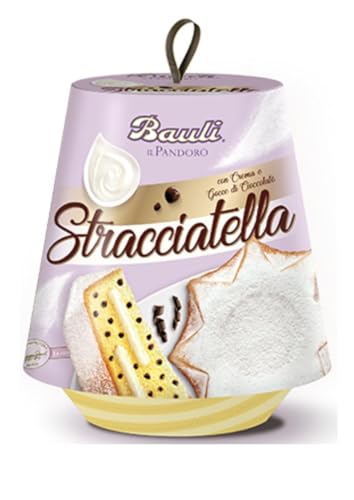 Bauli Pandoro Stracciatella mit sahne und Schokoladentropfen 750g von Bauli