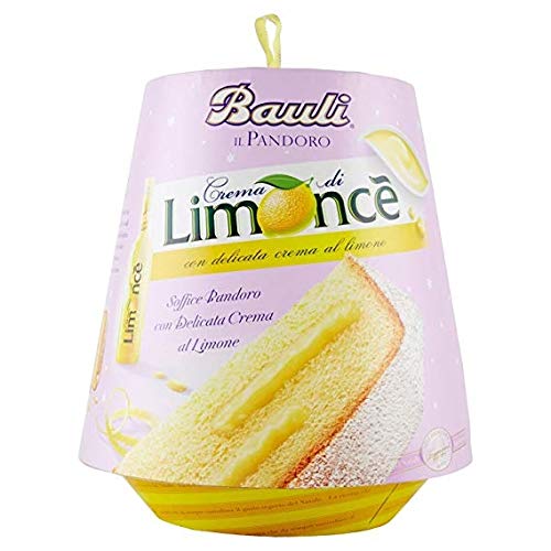 Bauli Pandoro con crema Limoncè weich pandoro mit Zitronencreme 750g von Bauli