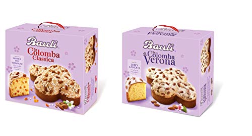 TESTPAKET Bauli Colomba Classica - Verona Ostern kuchen ( 2 x 1Kg ) Oster-taube der italienischen Tradition von Bauli