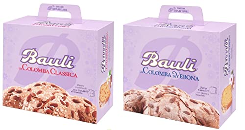 Testpaket Colomba Bauli Classica - Bauli Verona Typisches Dessert der Ostertradition Osterkuchen 2 x 1Kg von Bauli