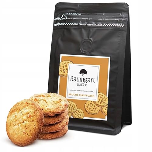 Baumgart Kaffee Aromatisiert Cookie Kaffee Gemahlen - Röstkaffee 100% Arabica aus Brasilien, Frisch Geröstet, Natürliche Cookies Aromen - 200g frisch gemahlen coffee aus der eigenen Kaffeerösterei von Baumgart Kaffee