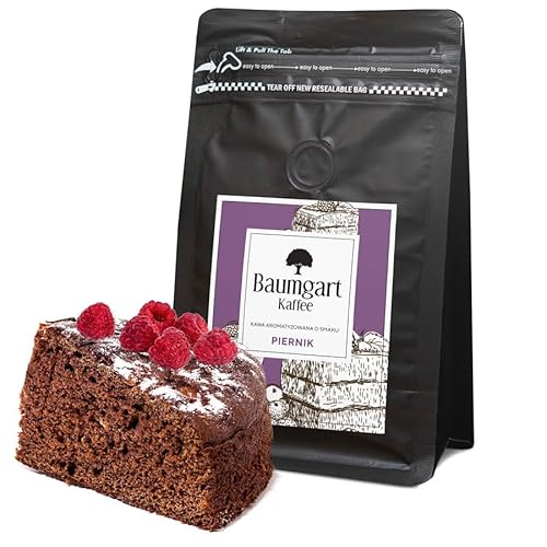 Baumgart Kaffee Aromatisiert Lebkuchen Kaffee Gemahlen - Röstkaffee 100% Arabica aus Brasilien, Frisch Geröstet, Natürliche Lebkuchen Aromen -200g frisch gemahlen coffee aus der eigenen Kaffeerösterei von Baumgart Kaffee