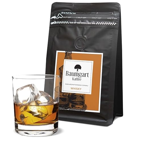 Baumgart Kaffee Aromatisiert Whisky Kaffee Gemahlen - Röstkaffee 100% Arabica aus Brasilien, Frisch Geröstet, Natürliche Whisky Aromen - 200g frisch gemahlen coffee aus der eigenen Kaffeerösterei von Baumgart Kaffee