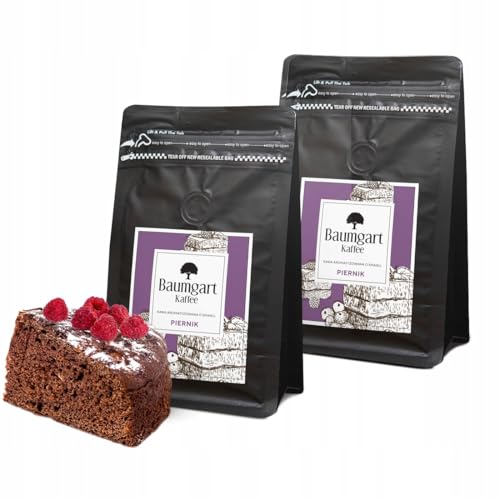 Baumgart Kaffee 2er Set Aromatisiert Lebkuchen Kaffee Gemahlen - Röstkaffee 100% Arabica aus Brasilien, Frisch Geröstet, Natürliche Aromen - 2x 200g frisch coffee aus der eigenen Kaffeerösterei von Baumgart