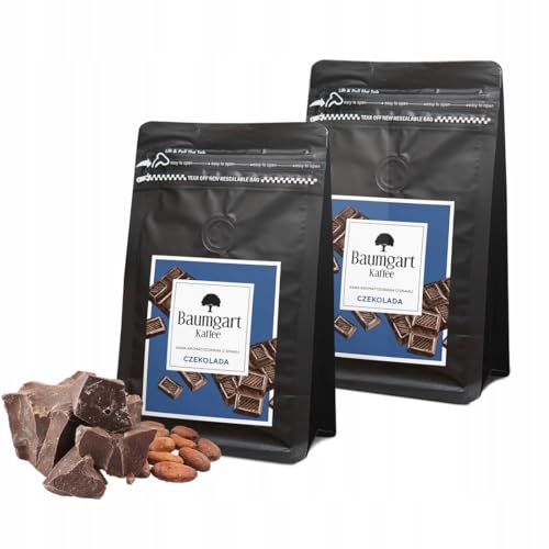 Baumgart Kaffee 2er Set Aromatisiert Schokolade Kaffee Gemahlen - Röstkaffee 100% Arabica aus Brasilien, Frisch Geröstet, Natürliche Aromen - 2x 200g frisch coffee aus der eigenen Kaffeerösterei von Baumgart