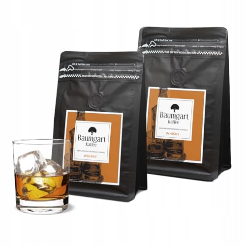 Baumgart Kaffee 2er Set Aromatisiert Whisky Kaffee Gemahlen - Röstkaffee 100% Arabica aus Brasilien, Frisch Geröstet, Natürliche Whisky Aromen - 2x 200g frisch coffee aus der eigenen Kaffeerösterei von Baumgart