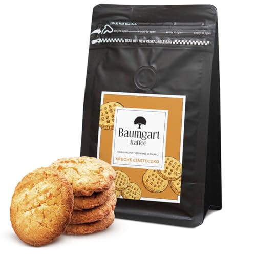 Baumgart Kaffee Aromatisiert Cookie Kaffee Gemahlen - Röstkaffee 100% Arabica aus Brasilien, Frisch Geröstet, Natürliche Cookies Aromen - 200g frisch gemahlen coffee aus der eigenen Kaffeerösterei von Baumgart