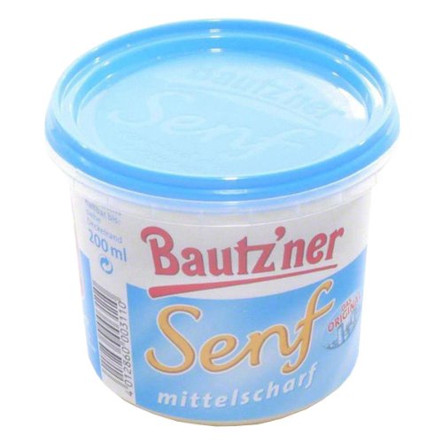 1X200ML BAUTZ. SENF MITTELSCHARF von Bautz'ner