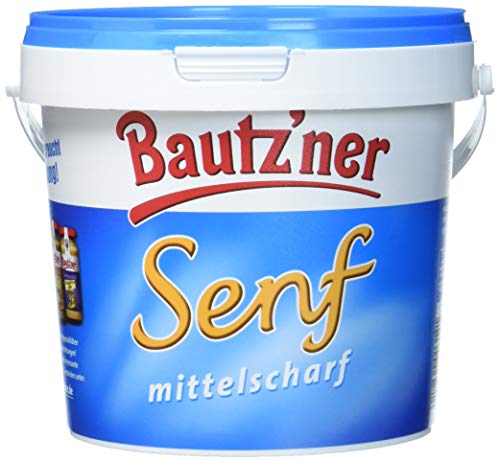 BAUTZ'NER Mittelscharfer Senf, 6er Pack (6 x 1 l) von Bautz'ner