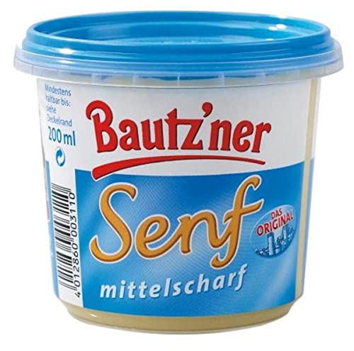 Bautzner Bautz'ner Senf mittelscharf 200 ml Becher von Bautz'ner