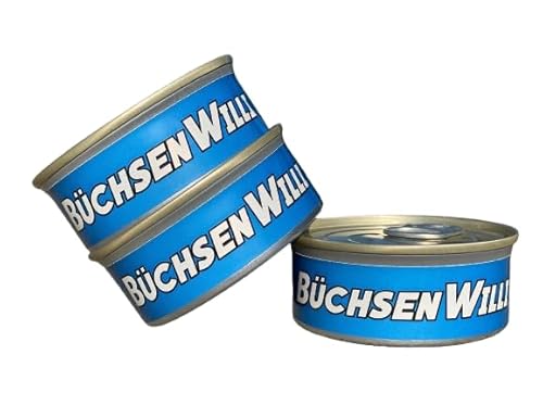 Büchsenwilli Dosenschnaps 4cl Inhalt Bixnschnaps Partygag in der Blechdose Geschenkidee in der Blechbixn Williams Birne 10er Pack von Bavarian Liquids