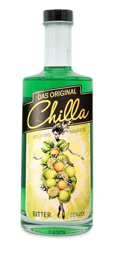 Chilla Bitter Aperitivo Bavarese 0,5 Liter 20,0% Vol. Aperitiv Sommergetränk Alternative zum Roten Bitter (1) von Bavarian Liquids