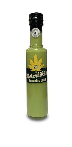 Heierlikör (H) Eierlikör mit Cannabis und Ei Ostergeschenk Idee für Ostern Einzigartiger Geschmack Cannabiskaja Spezialität aus Rosenheim (500) von Bavarian Liquids