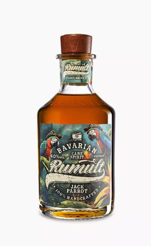 RUMULT Jack Parrot Cane Spirit 40% Kräftige Vanille und Karamell Rum Karibik Flair für Zuhause (350, Milligramm) von Bavarian Liquids