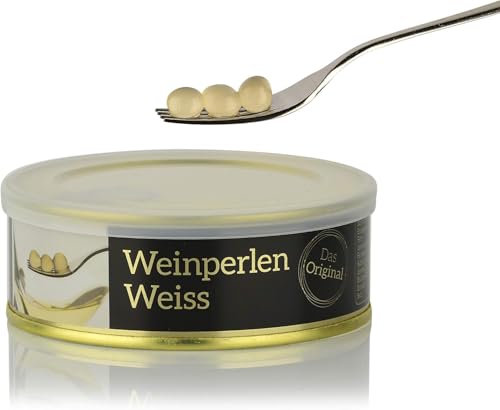 WEINPERLEN WEIß 200g Dose - Made in Germany - direkt vom Winzer Nettes Gastgeschenk von Bavarian Liquids