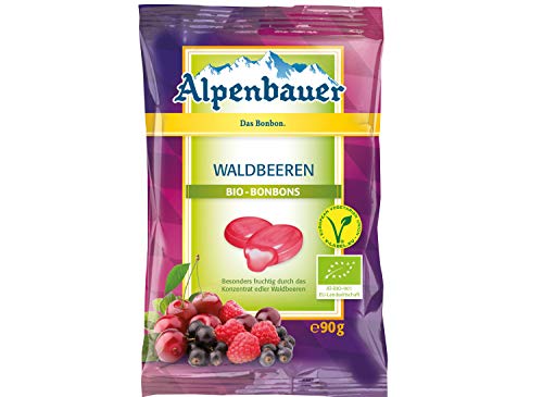 Alpenbauer Bio Waldbeeren Bonbons 90g von Bavarian Sweets GmbH/Alpenbauer