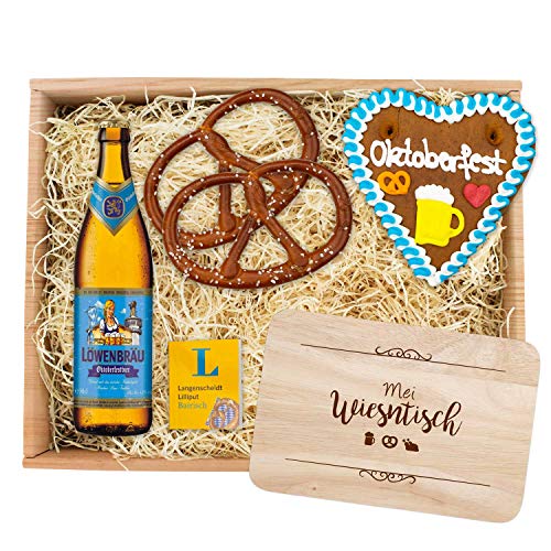 Bavariashop Oktoberfest-Box "Feiern 2", Zünftige Geschenkidee für jeden Anlass aus Bayern von Bavariashop