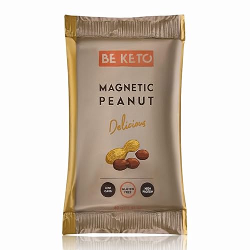 BeKeto™ Keto-Riegel – magnetische Erdnuss – 40 g kohlenhydratarm, nussig von Be Keto