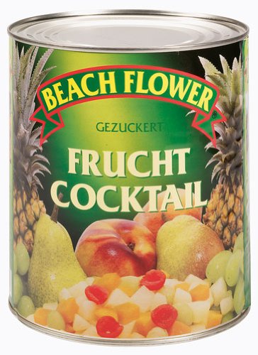 Beach Flower 5-Frucht-Cocktail, gezuckert, 3/1 Dose - 3060gr von Beach Flower
