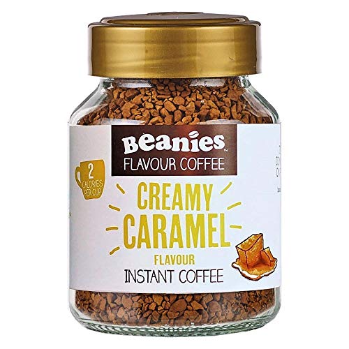 Beanies instant Flavoured Creamy Caramel 50g jar von Beanies The Flavour Co