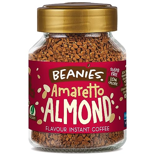 Beanies instant flavoured almond amaretto 50g Jar von Beanies The Flavour Co