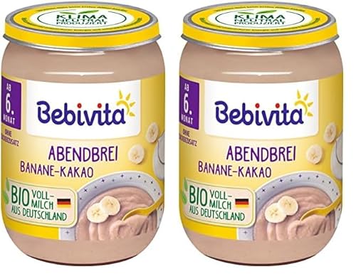 Bebivita Abendbrei Banane-Kakao, 12er Pack von Bebivita