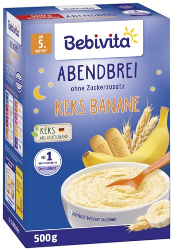 Bebivita Abendbrei Keks-Banane - nach dem 4. Monat, 500g von Bebivita