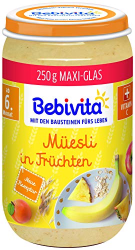 Bebivita Frucht & Getreide Müesli in Früchten, 250 g von Bebivita